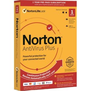 Norton Antivirus Plus 1 User 1 Year