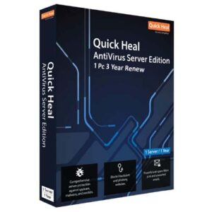 Renew Quick Heal Antivirus For Server – 1 Pc 3 Year
