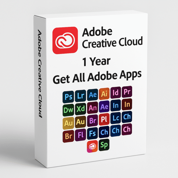 Adobe Creative Cloud 1 Year – Get All Adobe Apps !