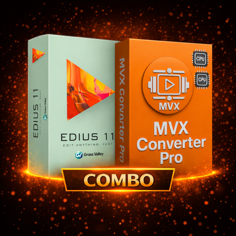 EDIUS 11 + MVX Converter Pro Combo