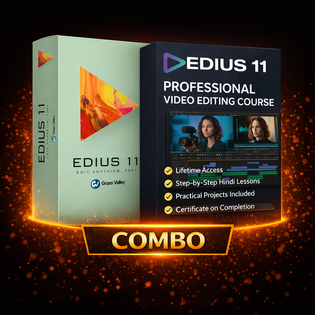 ChatGPT Image Feb 23, 2026, 12_41_48 AM EDIUS 11 + Professional Video Editing Course Combo – Software & Training Bundle - Image 1